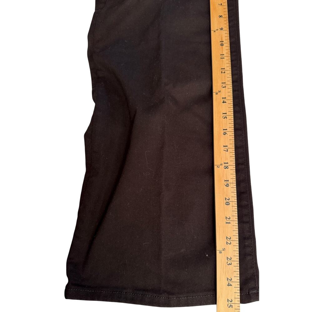 Good American Jeans Womens 8/29 Black Good Waist Palazzo Crop Wide Leg High Rise - Picture 9 of 9
